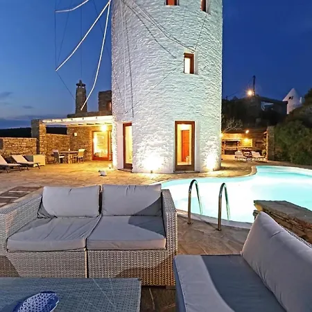 Magnificent Kea | Faros | 5 Bedrooms | Direct Access To Sea | Private Pool | Rooftop Terrace With Wonderful Views | *